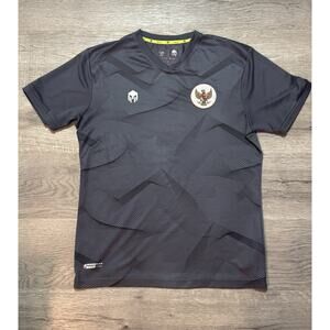 Mills Indonesia National Team Soccer Football XL Jersey Gray XtraCool